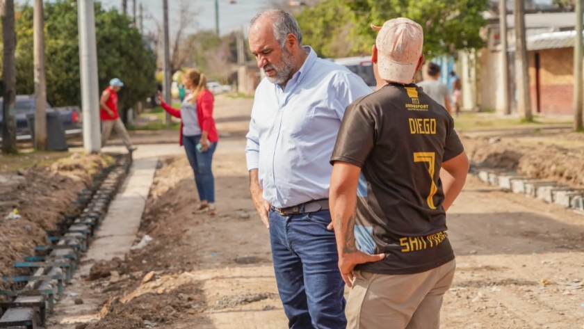 Corrientes proveerá de cordón cuneta a 10 cuadras del Barrio Colombia Granaderos
