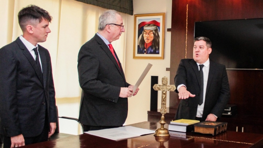 Passalacqua puso en funciones al nuevo equipo del Poder Ejecutivo Provincial