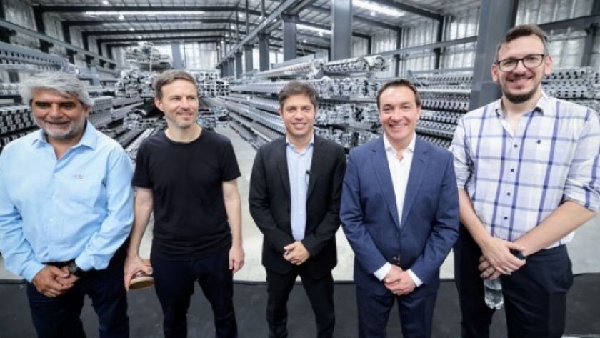 Kicillof encabezó la inauguración de nuevas empresas en el Parque Industrial y Tecnológico de Florencio Varela