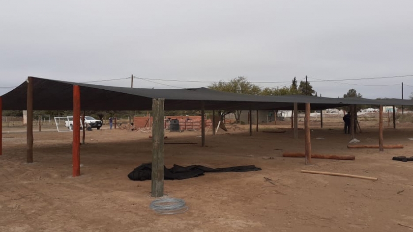 Se realizó la construcción de un Vivero Forestal en Los Telares