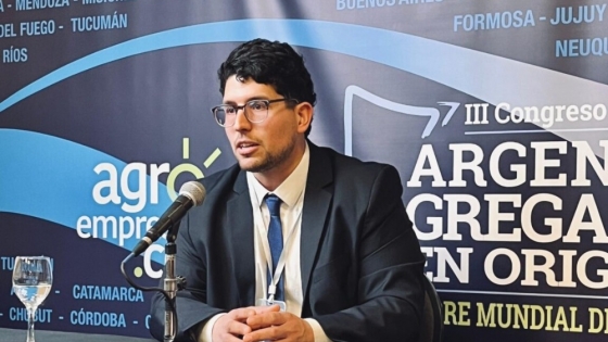 Mittelbach impulsa a Florentino Ameghino en la Cumbre Mundial de Bioeconomía en Puerto Madero
