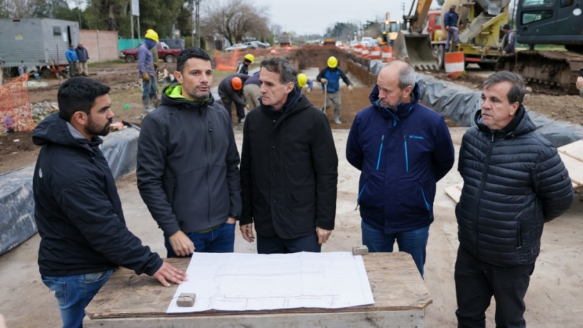 Katopodis recorrió nuevas obras en General Rodríguez