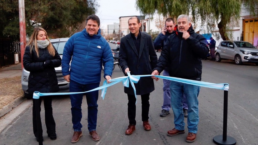 Neuquén: inauguraron la obra de reasfaltado de calles