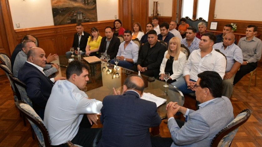 Manzur recibió a dirigentes del departamento Simoca