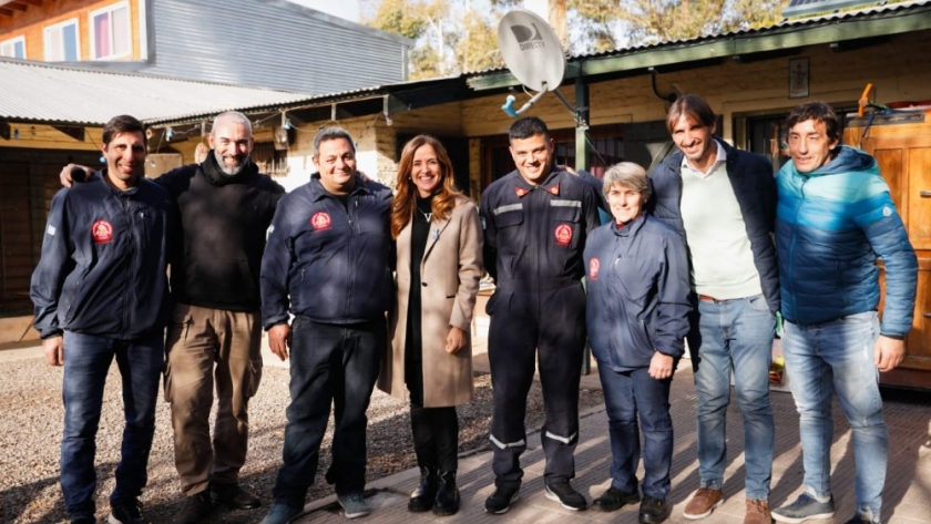 En Punta Indio, Tolosa Paz y el intendente Angueira acordaron fortalecer instituciones de infancia y de adultos mayores