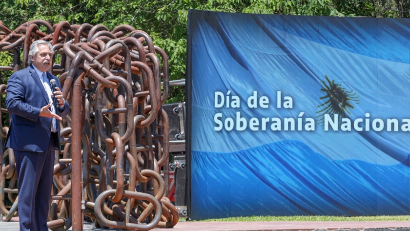 Alberto Fernández: "Peleamos por la soberanía cultural, tecnológica, científica y alimenticia del país"