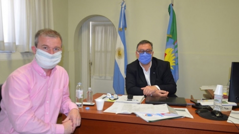 Costantino se reunió con el intendente de San Miguel del Monte