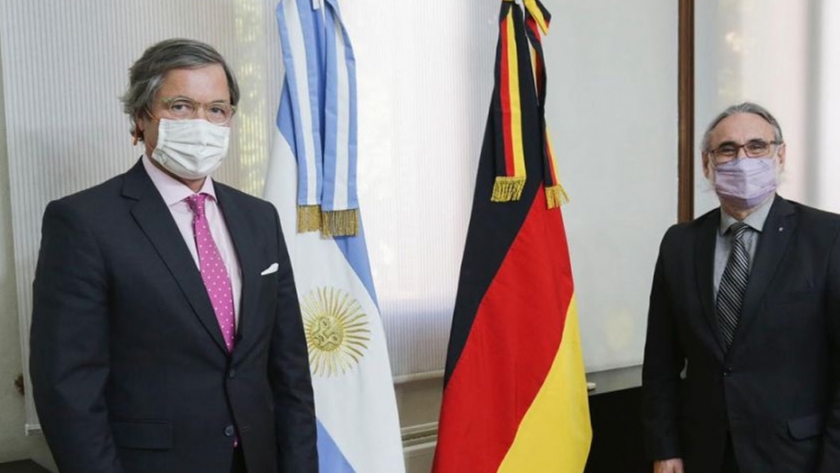 Basterra se reunió con el embajador de Alemania en Argentina