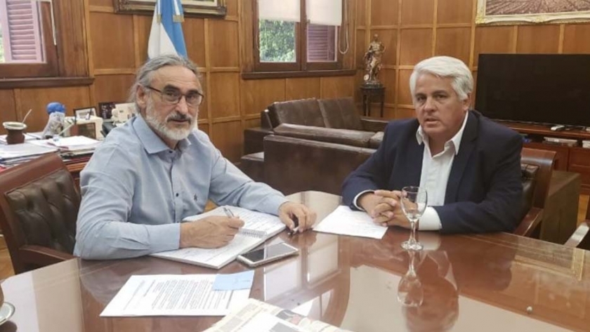 Díaz Cano se reunió con Luis Basterra, ministro de Agricultura, Ganadería y Pesca de la Nación