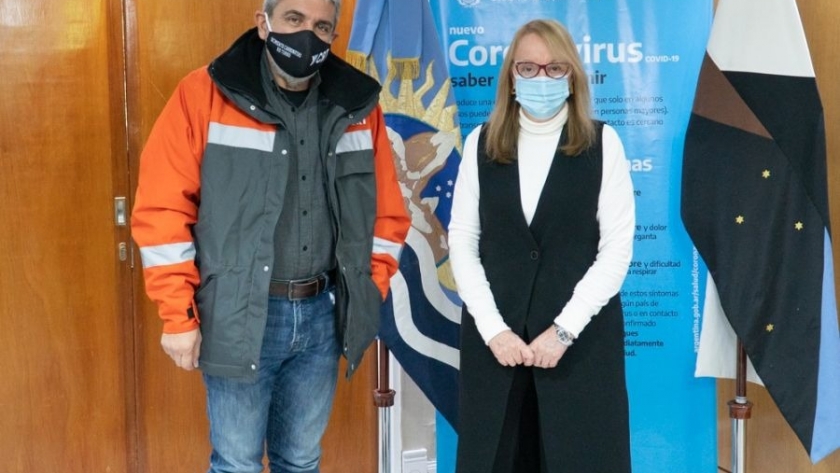 Alicia recibió en Casa de Gobierno al interventor de Yacimientos Carboníferos Río Turbio