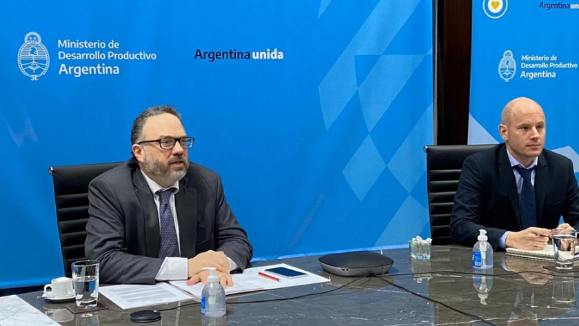 Kulfas anunció junto al gobernador Perotti la creación de un fondo de garantías por $500 millones para PyMEs santafesinas