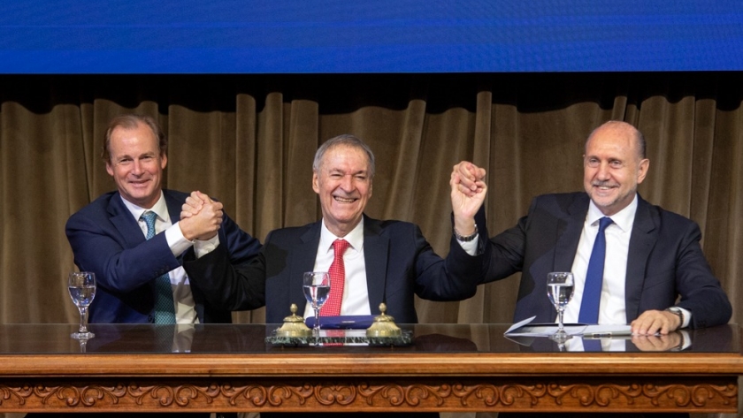 Schiaretti, Perotti y Bordet coincidieron en la necesidad de un país federal y productivo