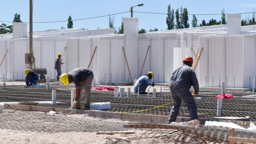 La provincia del Neuquén es líder en el crecimiento del empleo en la construcción a nivel nacional