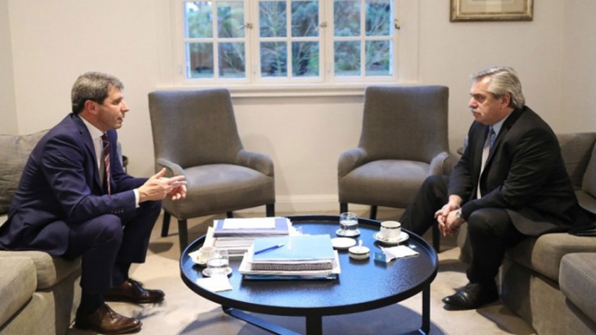 Uñac se reunió con el presidente Alberto Fernández