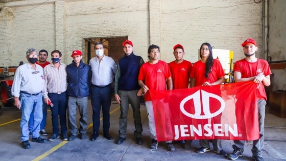 <Margarita Belén: el Gobierno financiará la ampliación de la fábrica Jensen de herramientas y maquinaria agrícola