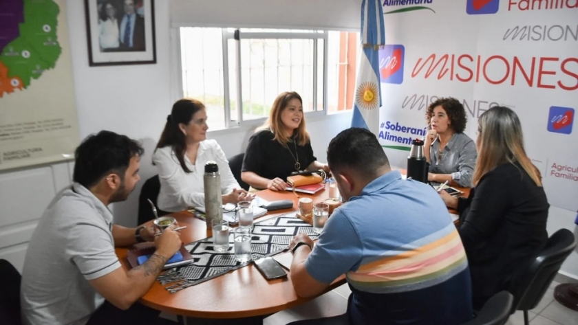 Agricultura familiar: abordan estrategias productivas en comunidades mbyá con el ministerio de derechos