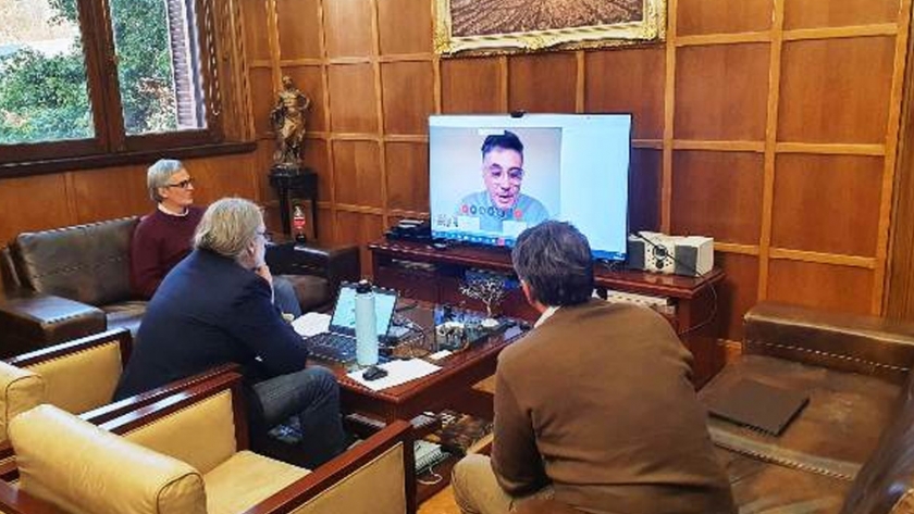 Basterra se reunió con la Cámara de Comercio de Estados Unidos y destacó el rol de la actividad agroindustrial durante la pandemia