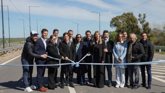 Kicillof y Katopodis habilitaron nuevos 22 km de la Autopista Presidente Perón