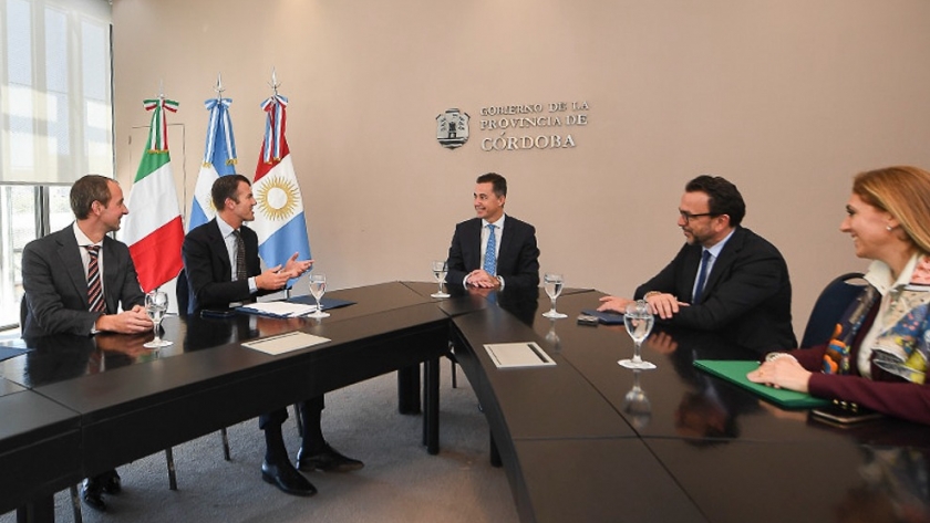 Manuel Calvo recibió al viceministro de Relaciones Exteriores de Italia