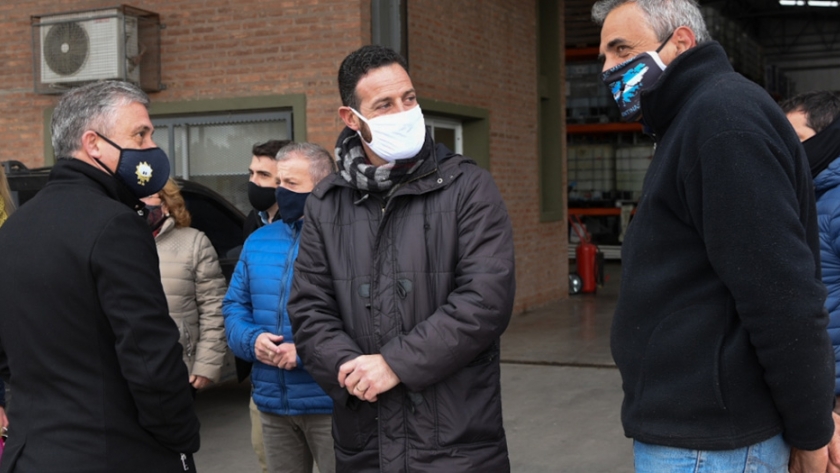 La provincia fiscalizó empresas en el Parque Industrial de Roldán
