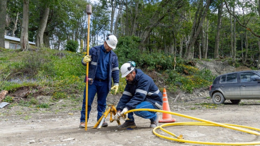 Las familias del Barrio «Nuestro Lugar» de Ushuaia ya cuentan con el servicio de gas natural 