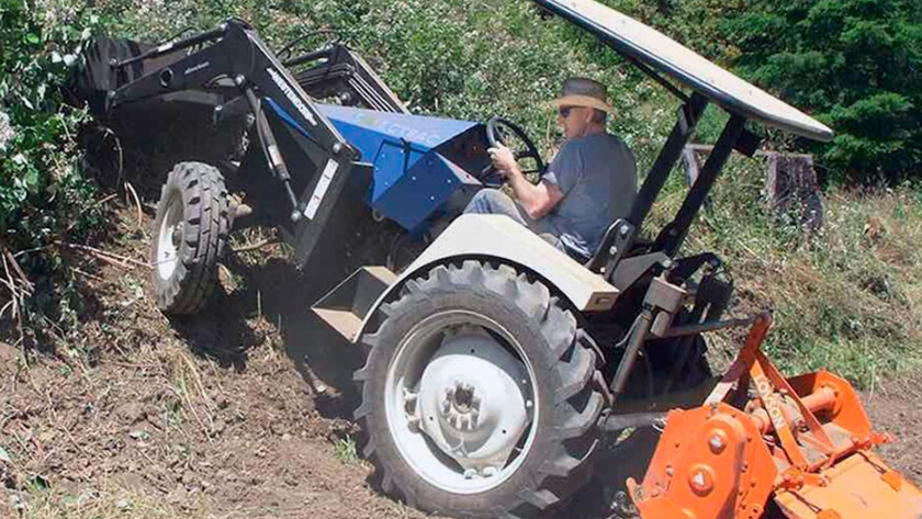 En Estados Unidos diseñaron un tractor eléctrico que podría desplazar al motor diesel