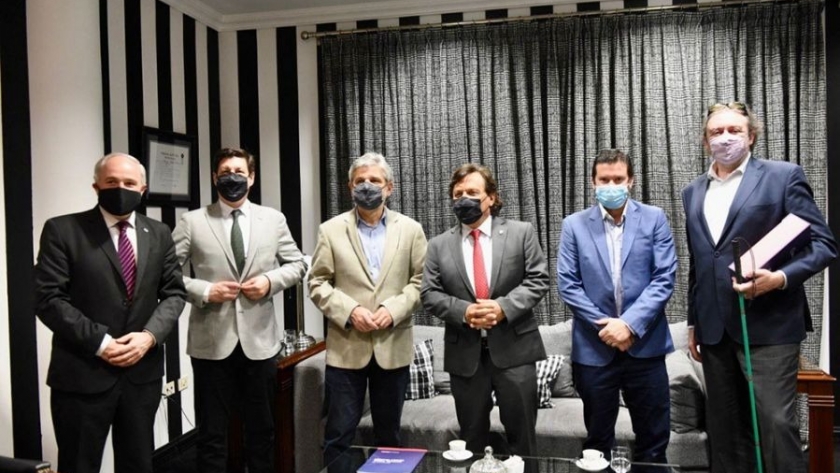 El gobernador Sáenz recibió al ministro Daniel Filmus