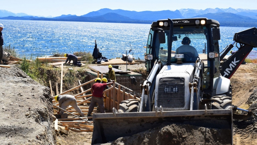 En Bariloche, avanzan las obras de la Planta Depuradora y el Colector Costanero