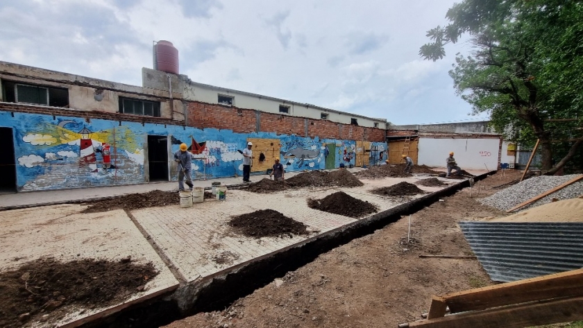 Construcción de nuevas aulas en la Escuela Secundaria Nro. 3 “Marie Curie”