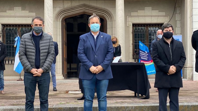 Katopodis y Trotta anunciaron obras para la Universidad Nacional Arturo Jauretche de Florencio Varela