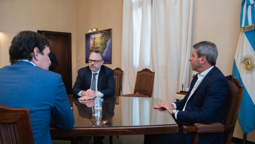 Sergio Uñac recibió al ministro de Desarrollo Productivo de la Nación, Matías Kulfas