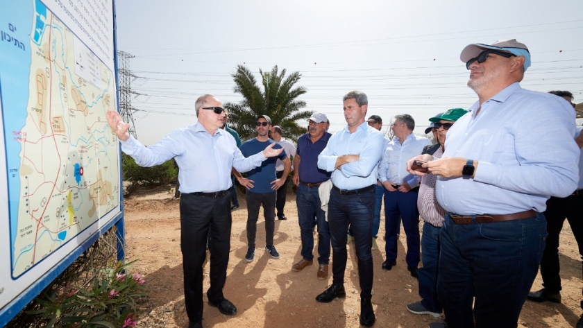 Insfrán visitó una empresa que es líder mundial en soluciones de riego inteligente de Israel