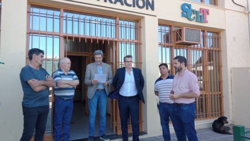 Apoyo minero a los Chacareros Temporarios de Rawson