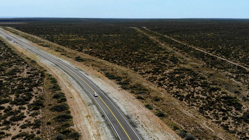 Chubut: Finalizó la rehabilitación de la RN3 entre Trelew y Malaspina