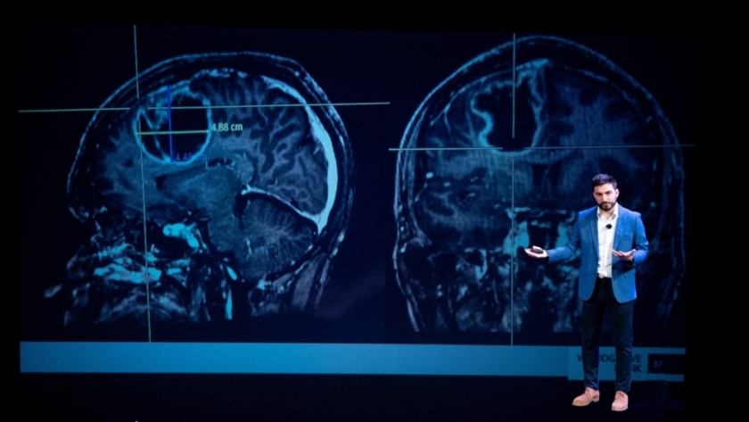 Charla TEC con Fabricio Ballarini y el neurocirujano español Jesús Martín-Fernández