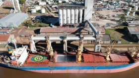 Más de un millón de toneladas exportadas desde los puertos entrerrianos