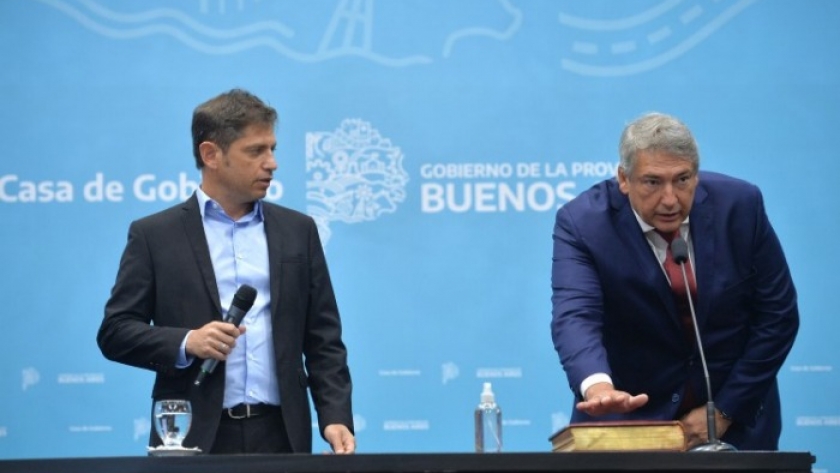 Kicillof le tomó juramento al ministro de Transporte de la provincia de Buenos Aires