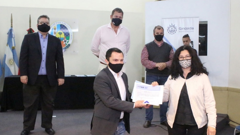 ATER concluyó junto al municipio de Concordia una agenda de capacitaciones