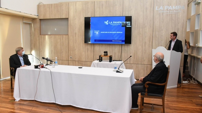 Recursos hídricos: La Pampa ya tiene acceso a las imágenes satelitales del SAOCOM