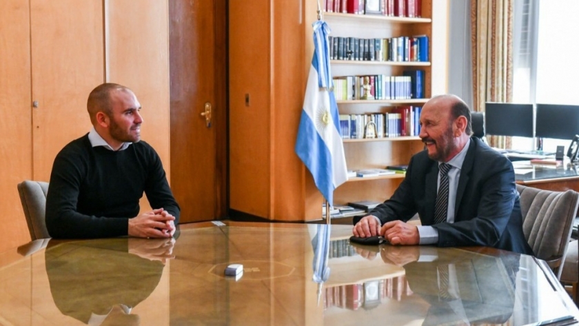 Insfrán se reunió con el ministro de Economía de la Nación