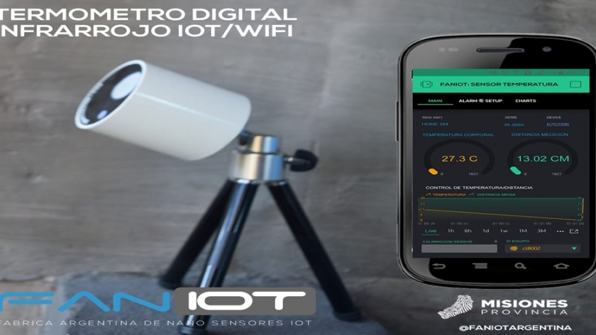 En Misiones fabricarán termómetros infrarrojos IOT para medir la temperatura corporal