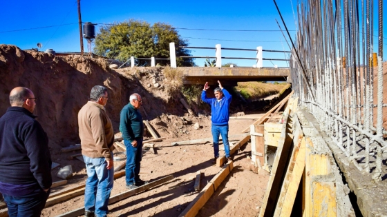 Chamical: avanza una obra hídrica clave que protegerá a cientos de familias del desborde del río