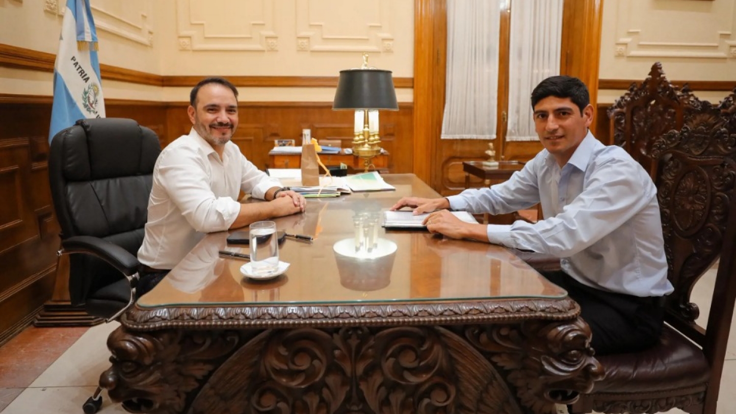 Valdés avanzó con el intendente de Garaví en una agenda de obras y desarrollo local