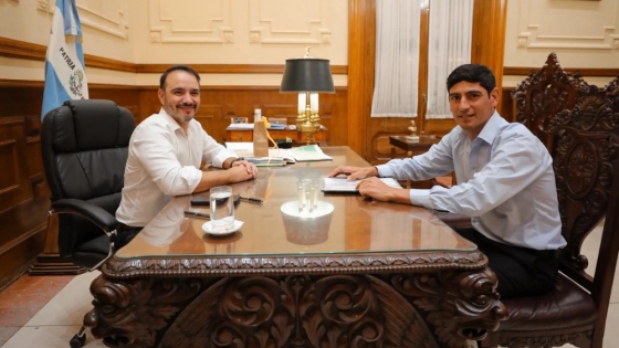 Valdés avanzó con el intendente de Garaví en una agenda de obras y desarrollo local