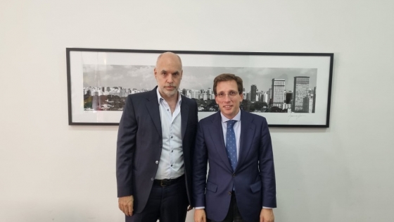 El Jefe de Gobierno se reunió con el alcalde de Madrid y el secretario general Iberoamericano en San Pablo