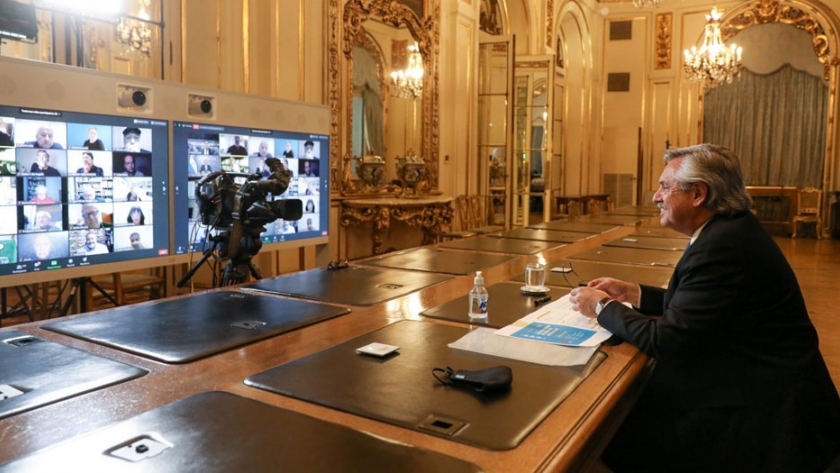 Alberto Fernández: "El desafío es construir una sociedad más igualitaria y más equitativa"