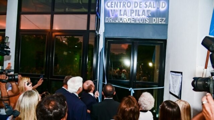 El Gobernador dejó inaugurado el centro de salud “Dr. Jorge Luis Diez” del barrio Villa La Pilar