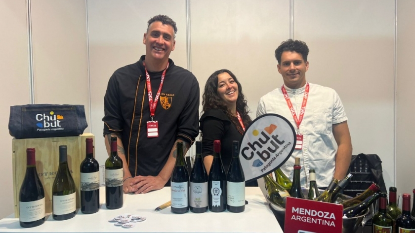 Chubut expuso sus vinos en la feria de turismo gastronómico de España