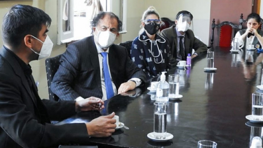 El ministro Álvarez García se reunió con los intendentes de San Pedro y Libertador para coordinar una agenda de trabajo
