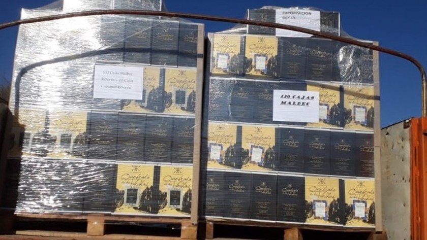 Exportación de vinos de Santa María a Brasil